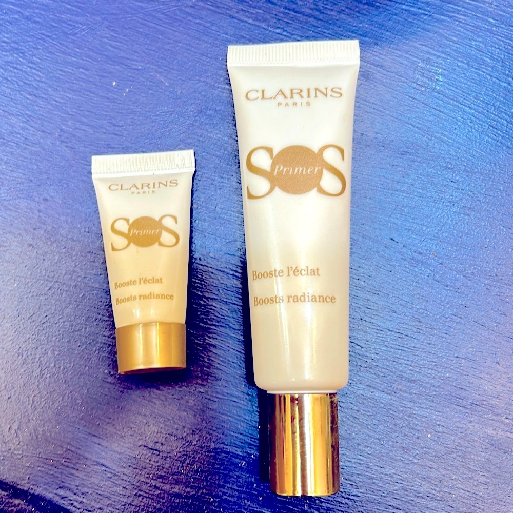 Clarins Primer for Luminosity 1 full-size 30 ml. & 1 travel size 5 ml.